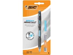 Lápis mecânico Bic, resistente à quebra, mina 0,7 mm, 6 recargas e borracha, sortido