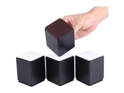 Extensor de Muebles de Acero 100mm 4 Piezas para Camas e Mesas Altura 10cm
