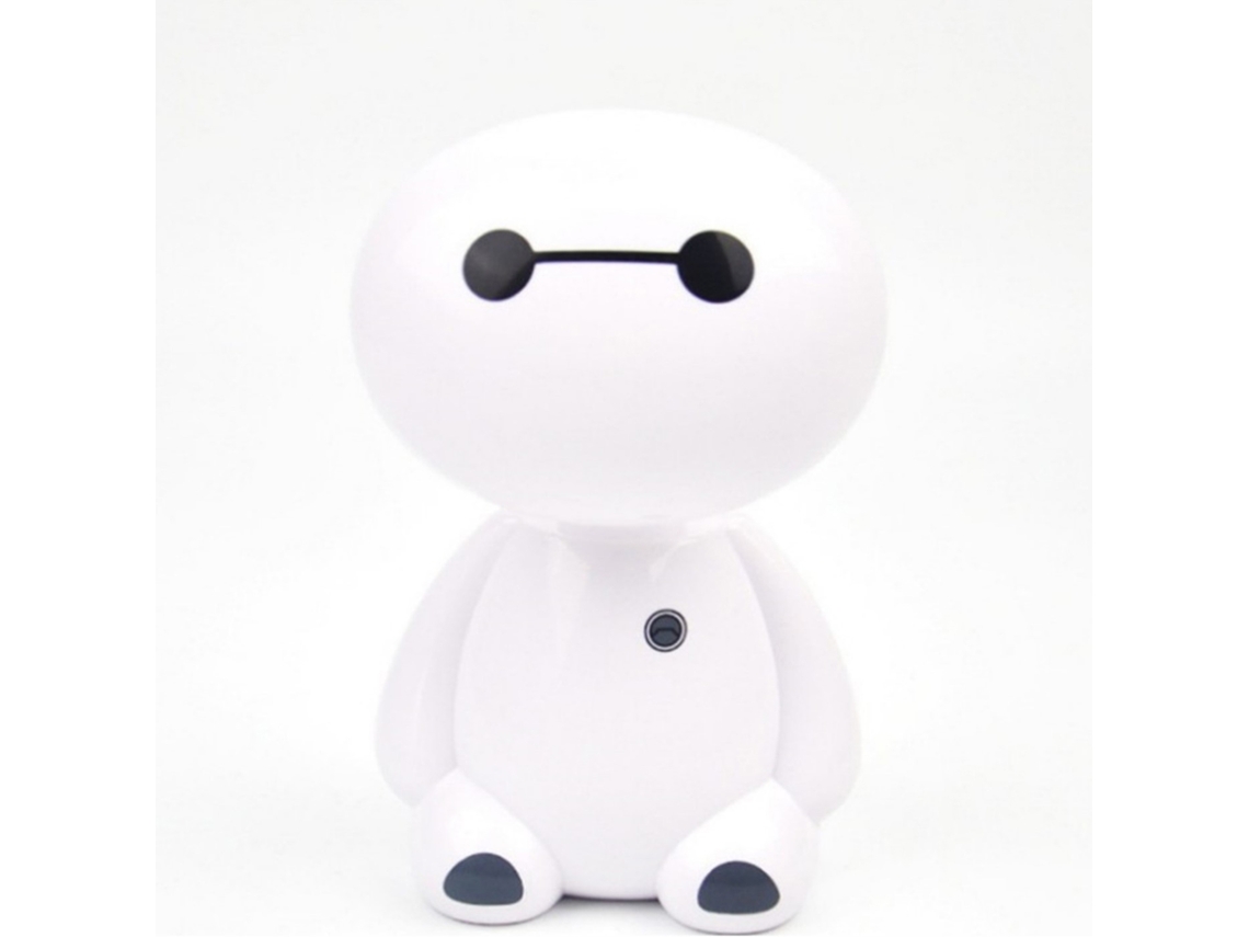 Lâmpada de Escrivaninha Recarregável Led Plegável Cartoon Kids Baymax | S/MARCA