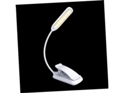 Luminária De Leitura Led Recarregável Via Usb Com Clipe, Proteção