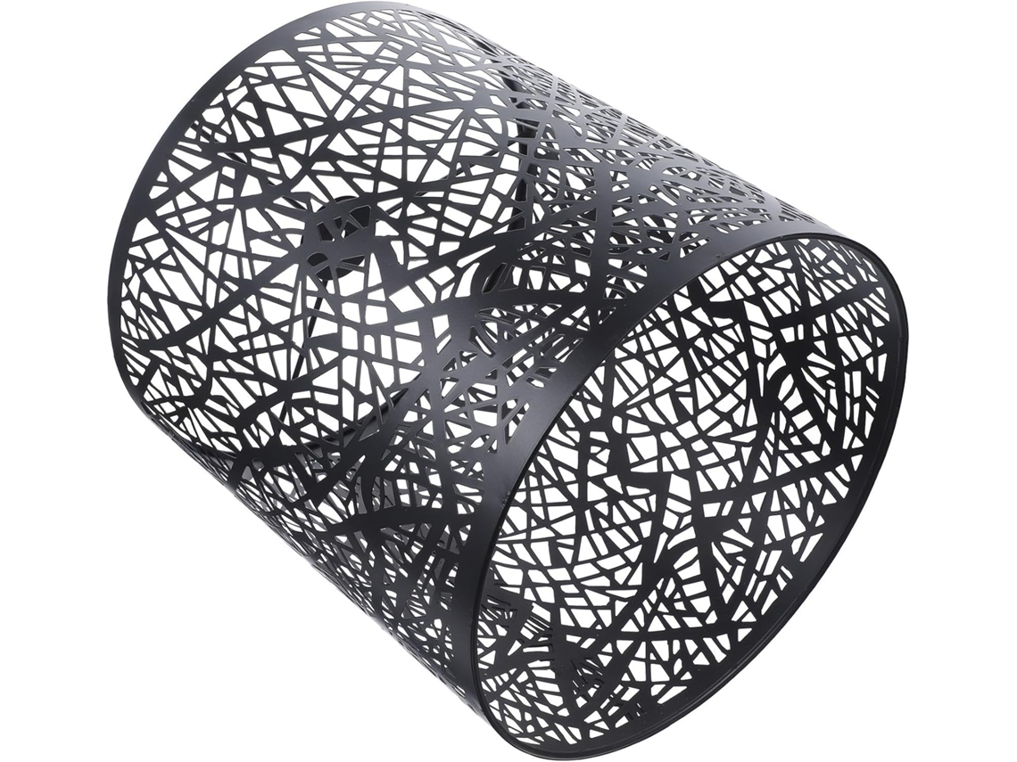 Elegante e Leve Luminária de Mesa em Ferro Preto com Soquete E27. SFUSHOS
