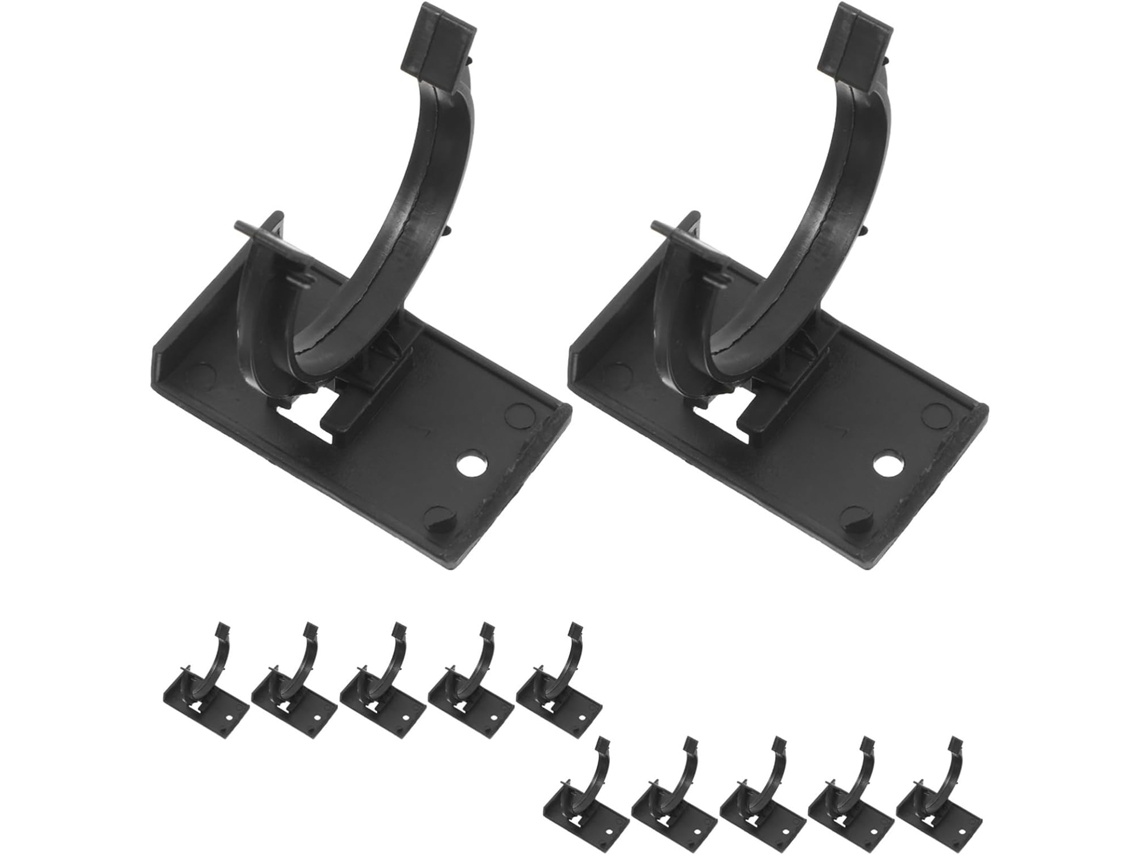 Shineofi Conjunto De 12-clips Plástico Para Rodapé Armário Cozinhas Domésticas E Comerciais, Clips Niveladores
