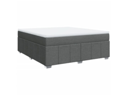 Box Spring Bed, Box Spring Beds Vidaxl Cinzeto Tecido (180 X 200 Cm)