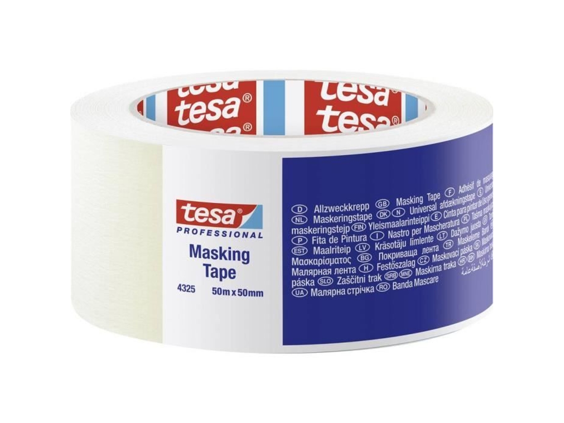 TESA Standard 04325-00004-01 Fita Adesiva TESA Professional Bege C X L 50 M X 50 Mm 1 Unidades