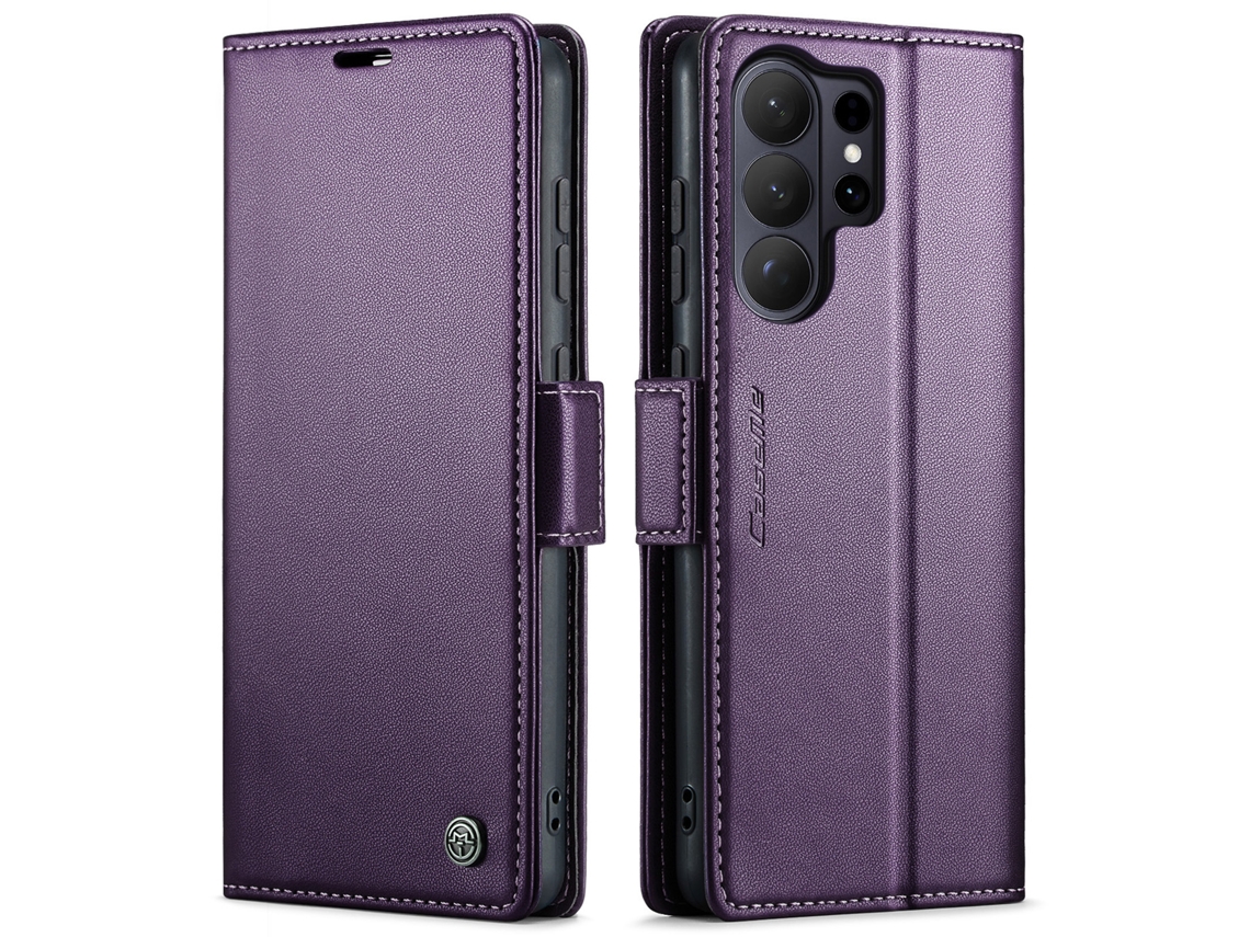 Capa De Couro Antifurto Para Celularroxo - Iphone 16