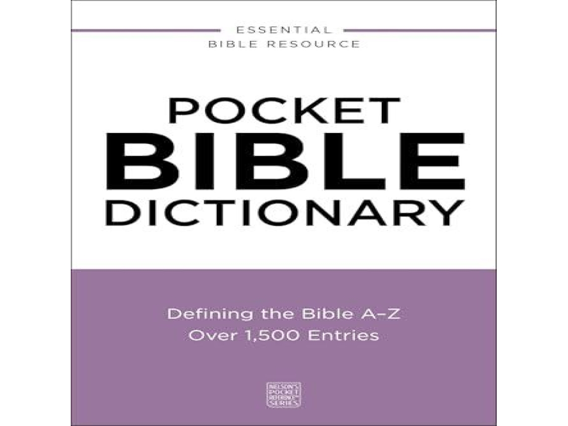 Livro Pocket Bible Dictionary Defining the Bible A-Z---Over 1500 Entries de Zondervan (Inglês)
