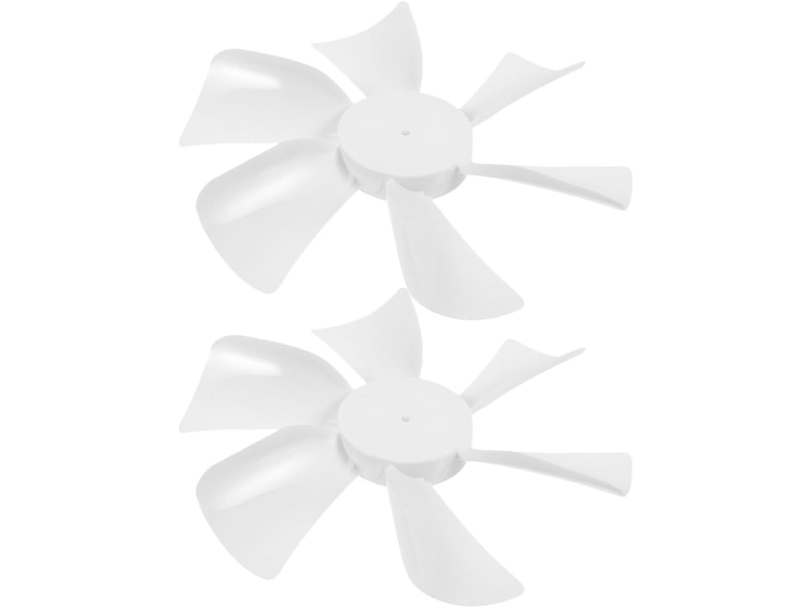 Hélices De Reposição Para Ventilador Em Plástico Branco, Leves E Duráveis.