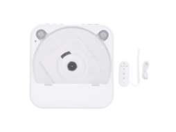 Reprodutor de Cd Portátil EOOCOO (reprodução de Walkman Estéreo Bluetooth)