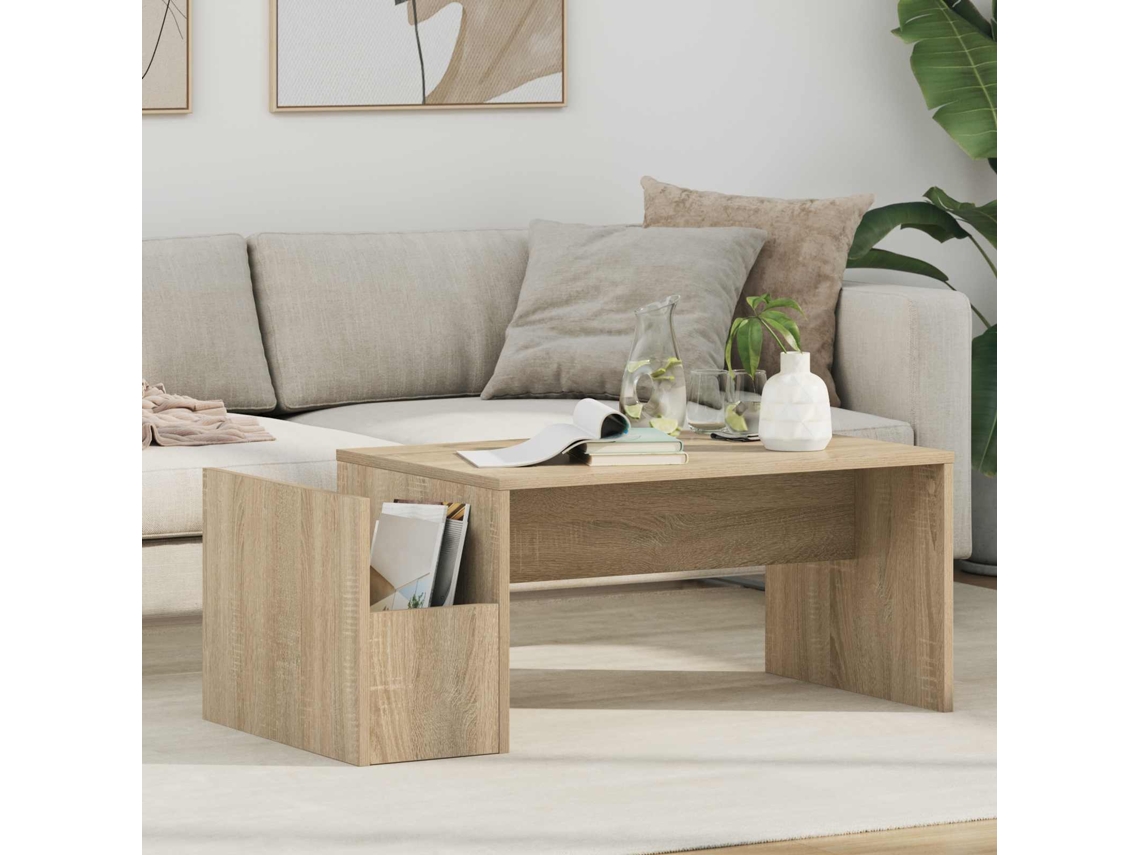 Vidaxl Mesa De Centro Carvalho Sonoma 90 X 45 X 35 Cm