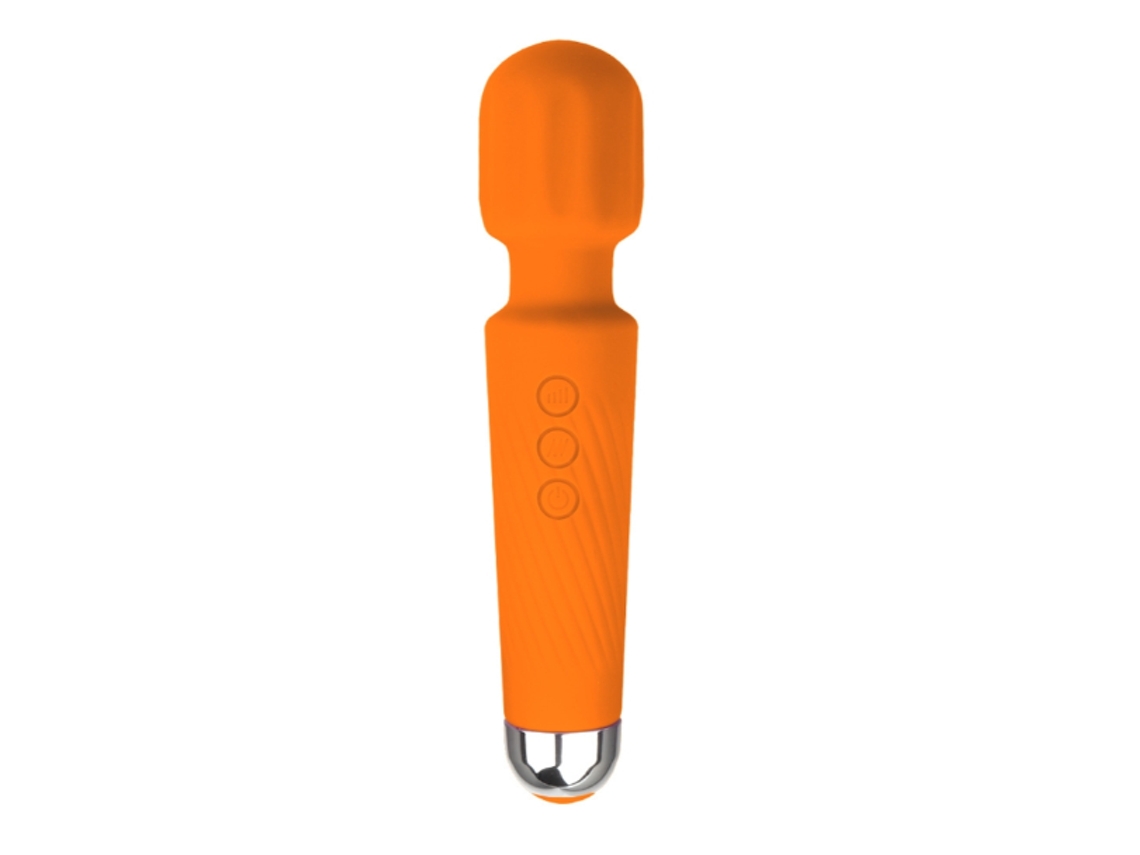 Vibrador, Yizhood Wand Massager, Massageador portátil, Brinquedos sexuais, Presentes para mulheres (Laranja)