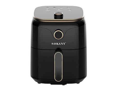 Fritadeira Sem Óleo 4.5l Sokany Sk 10026 Preto Dourado