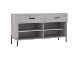 Banco Sapateira Derivados de Madeira Cinzento Sonoma MAISON EXCLUSIVE (102x35x55 cm)