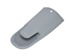 Luvas Isolamento Térmico Silicone Anti Derrapantes Micro Ondas Churrasco Cinza
