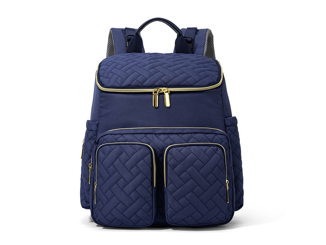 Mochila De Maternidade Hibbent 31x19x37cm (azul)