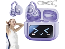 Fones De Ouvido Sem Fio Com Tela, À Prova D Água
