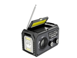 Rádio Emergência Manivela Solar 16000mah Noaa Am/fm