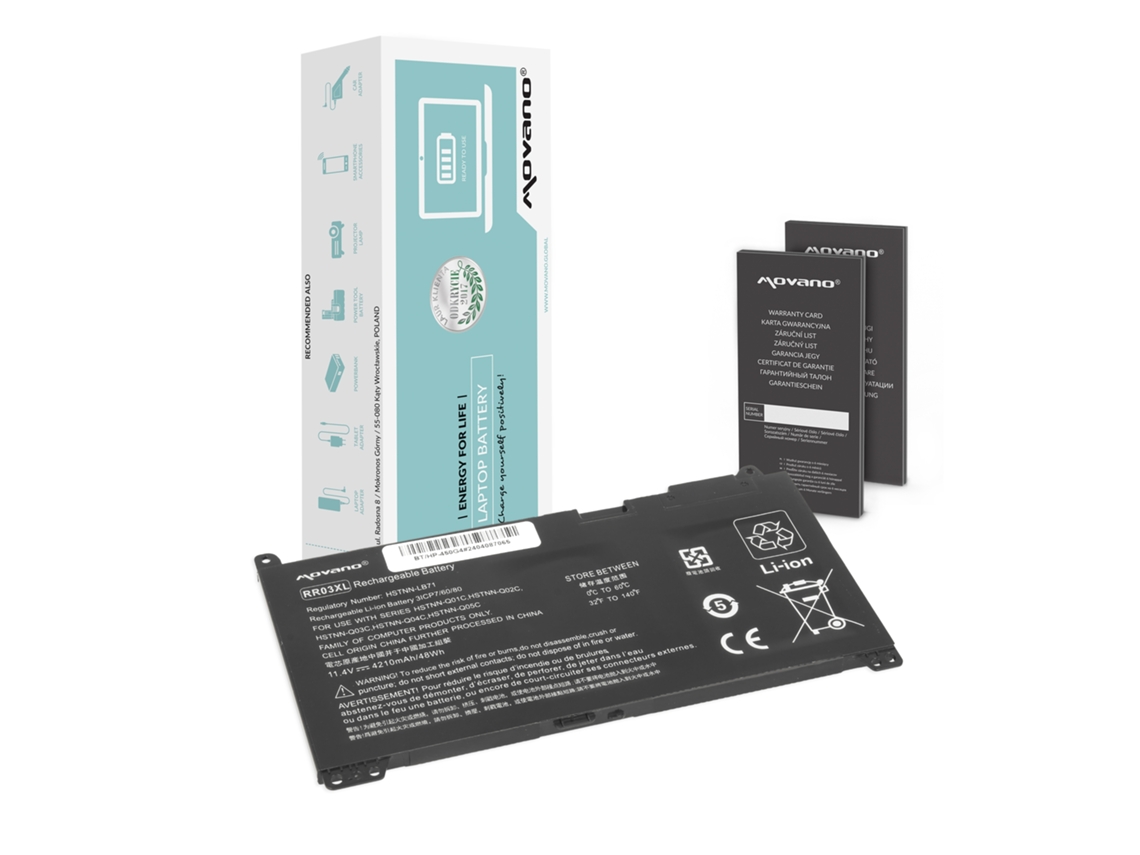 Bateria Movano para Hp 430 440 450 470 G4 430 440 450 470 G5 Rr03Xl