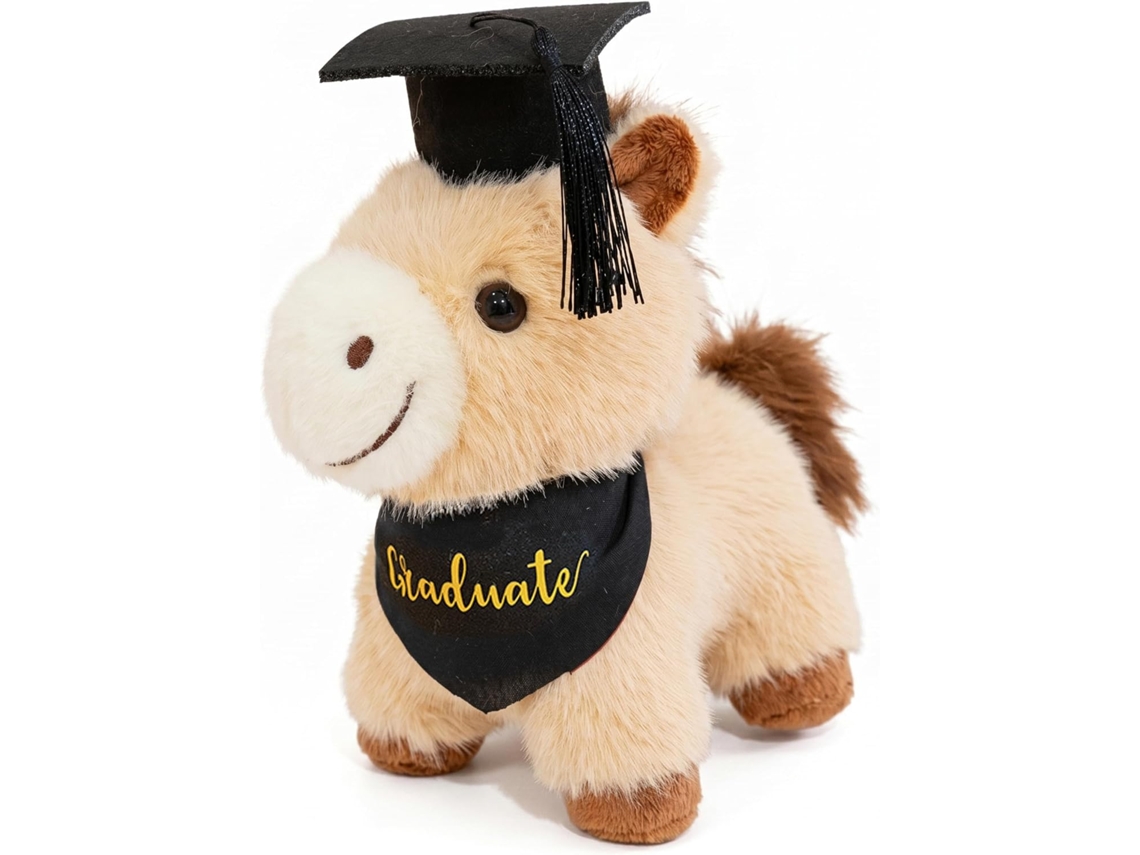 Animal De Pelúcia Formatura, Cavalo Acadêmico Formatura Com Capelo E