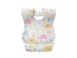 Pacote Com 50 Babadores Descartáveis ​​para Bebês A Partir De 6 Meses, Com Tripla Camada De Proteção. Ideais Para Meninos E Meninas.