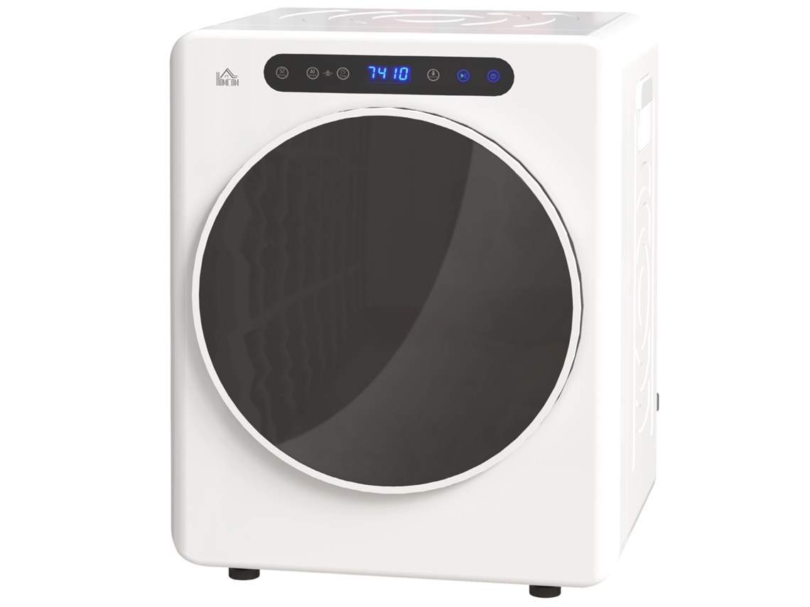 Secadora, Branco, Compacto, 6 Programas, 40-60°c, Operação De Toque, Capacidade De 3 Kg