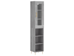 Highboard, Highboards Vidaxl Cinzeto Madeira Processada (n/a)