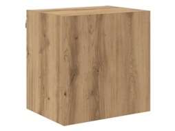 Conjunto 1 Gabinete Para Tv Vidaxl Castanho Derivados De Madeira (40,5x30x40cm)