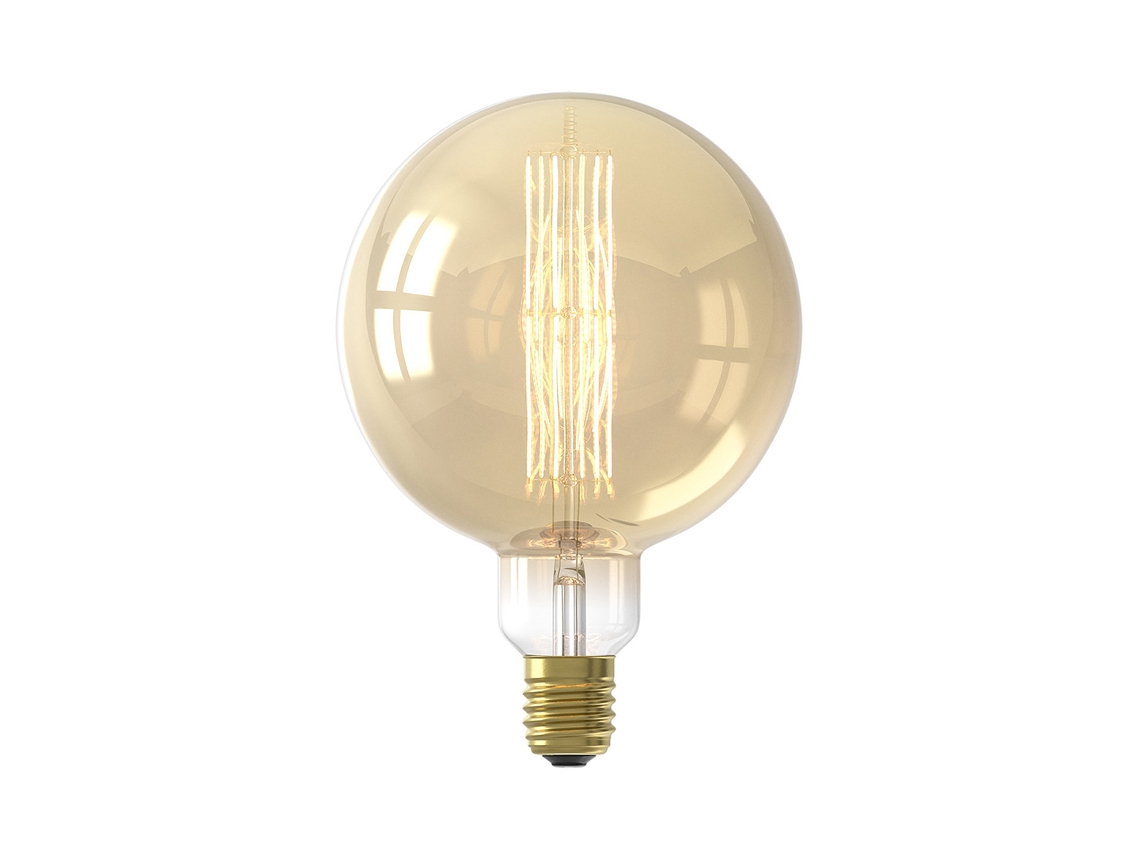 Lâmpada LED Full Glass Longfilament Megaglobe 11w E40 G200, Gold 2100k Calex