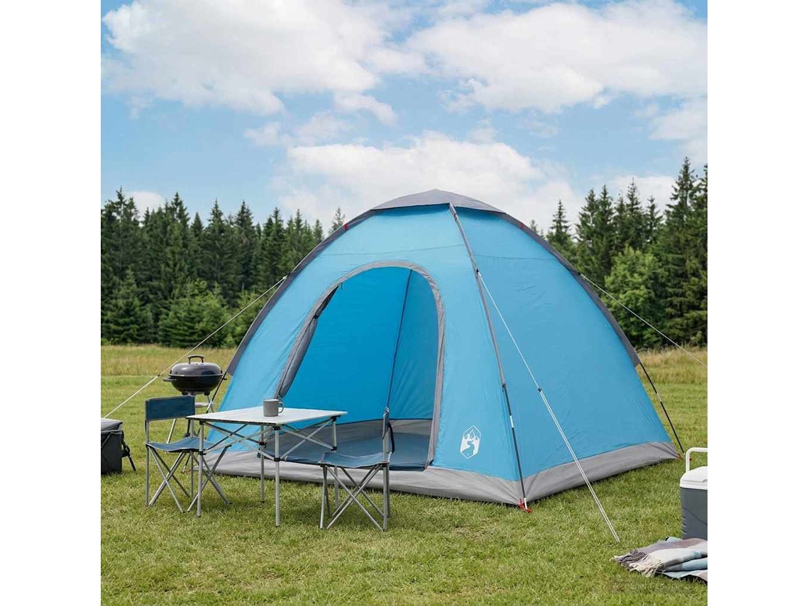 Vidaxl Barraca De Camping 2 Pessoa Azul