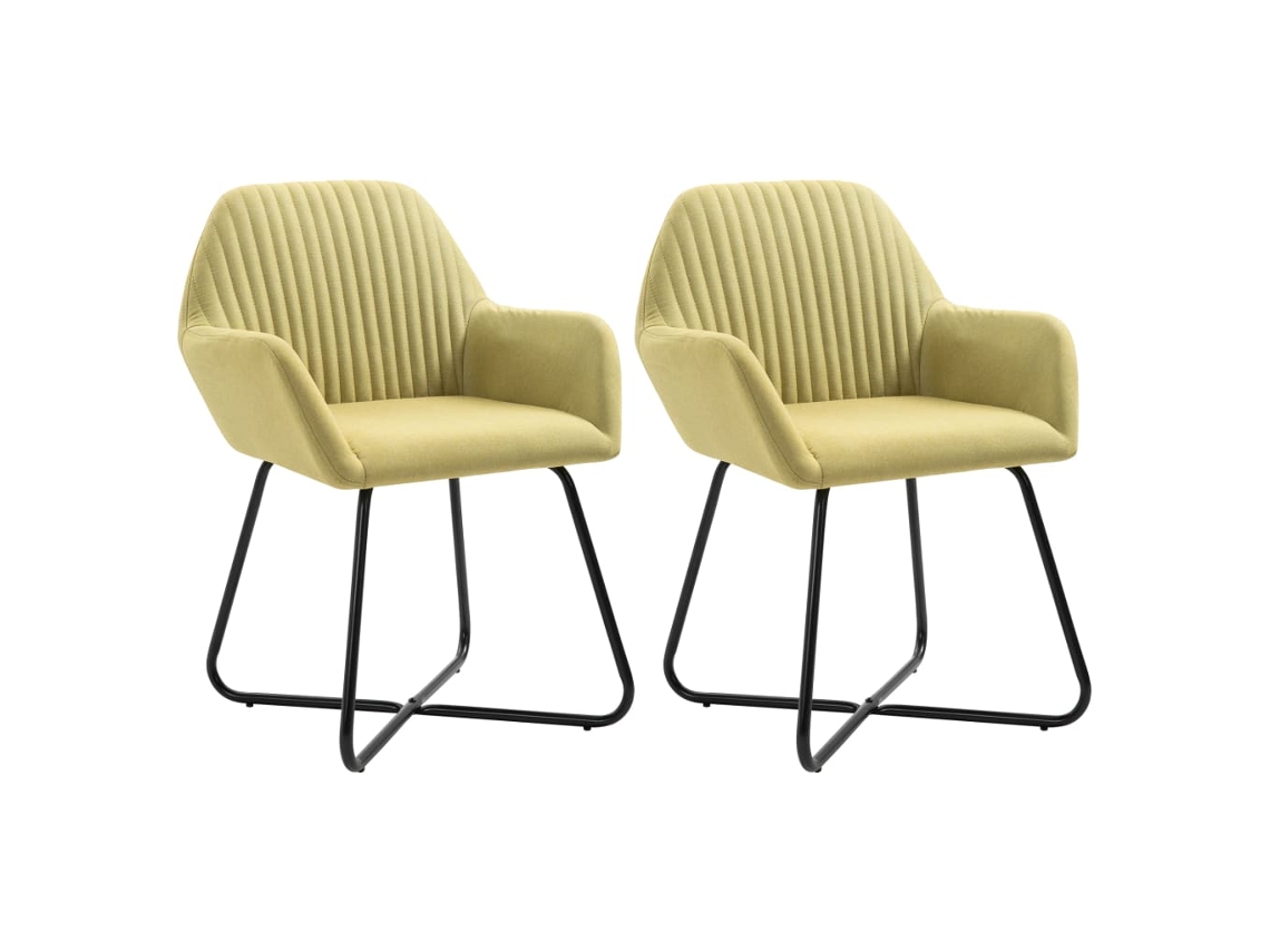 Dining Chair, Dining Chairs Vidaxl Verde Tecido (n/a)