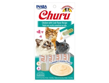 CHURU Cat Receta de Pollo Con Cangrejo 12X4X14 Gr