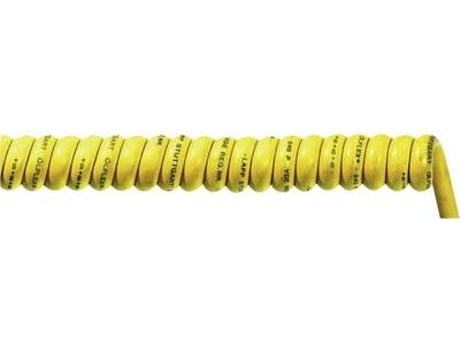Cabo espiral de lapela Ölflex® Spiral 540 P 1500 Mm / 5000 Mm 3 X 1,5 Mm² Gelb 73220150 1 St. (73220150)