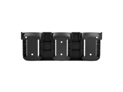 Suporte de bateria com 3 parafusos de fixação em ABS com Fivela para dispositivos de fixação de bateria Milwaukee.