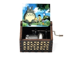 Caixa de Música Anime com Tema Desenho Animado Meu Vizinho Totoro One Piece Inuyasha Demon Slayer Naruto Melodia Nostálgica Coleci AQUAFORGE