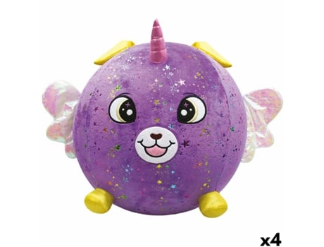 Moletom de pelúcia Eolo roxo inflável 45 x 45 x 45 cm (4 unidades)