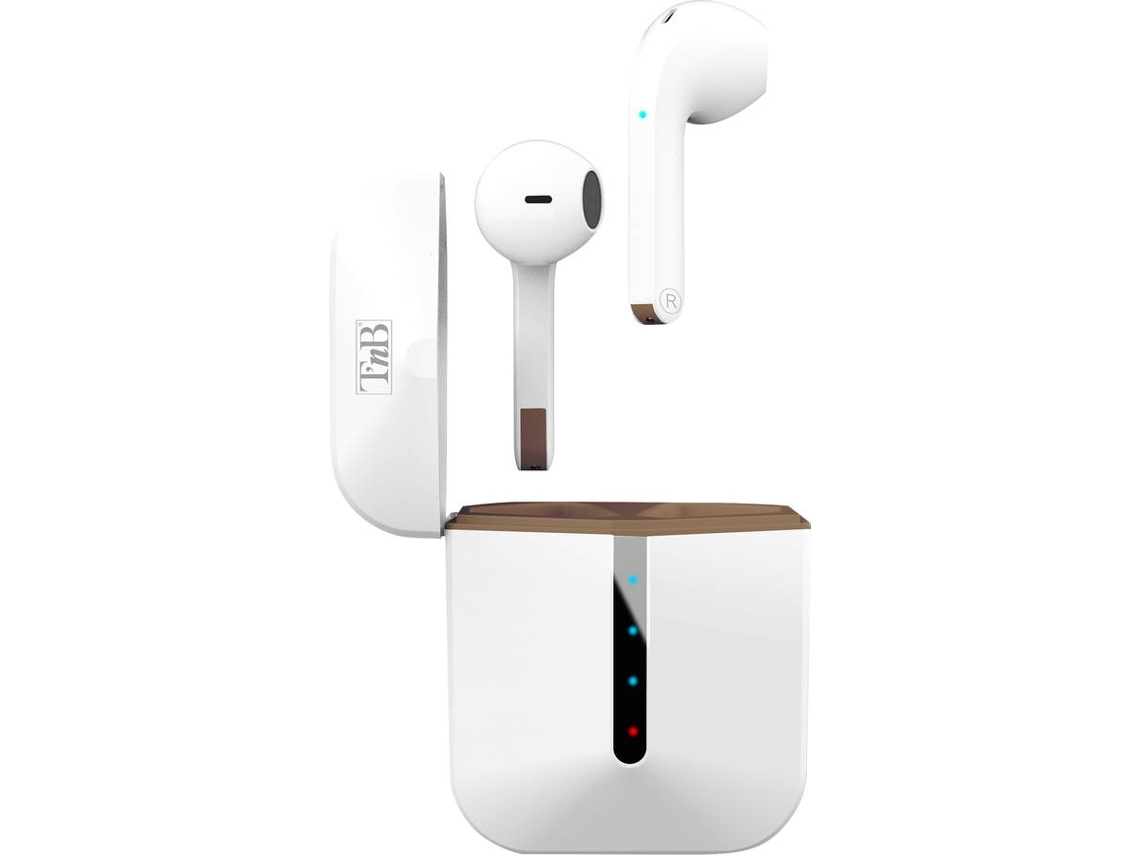 Auriculares Bluetooth True Wireless TNB Zip (Outlet Caixa Aberta - In Ear - Microfone - Branco)
