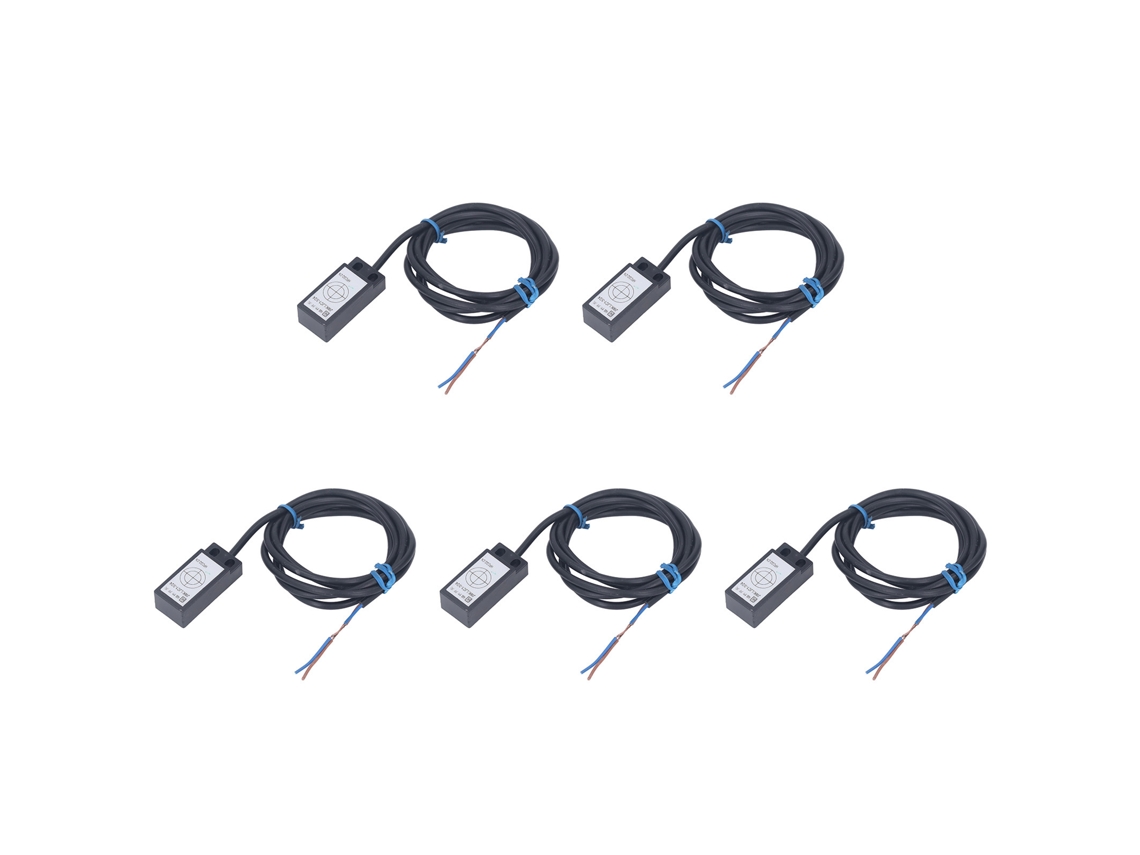 5 Peças Sensor De Interruptor Magnético De 2 Fios Normalmente Aberto Abs Cc Ca 5‑200v
