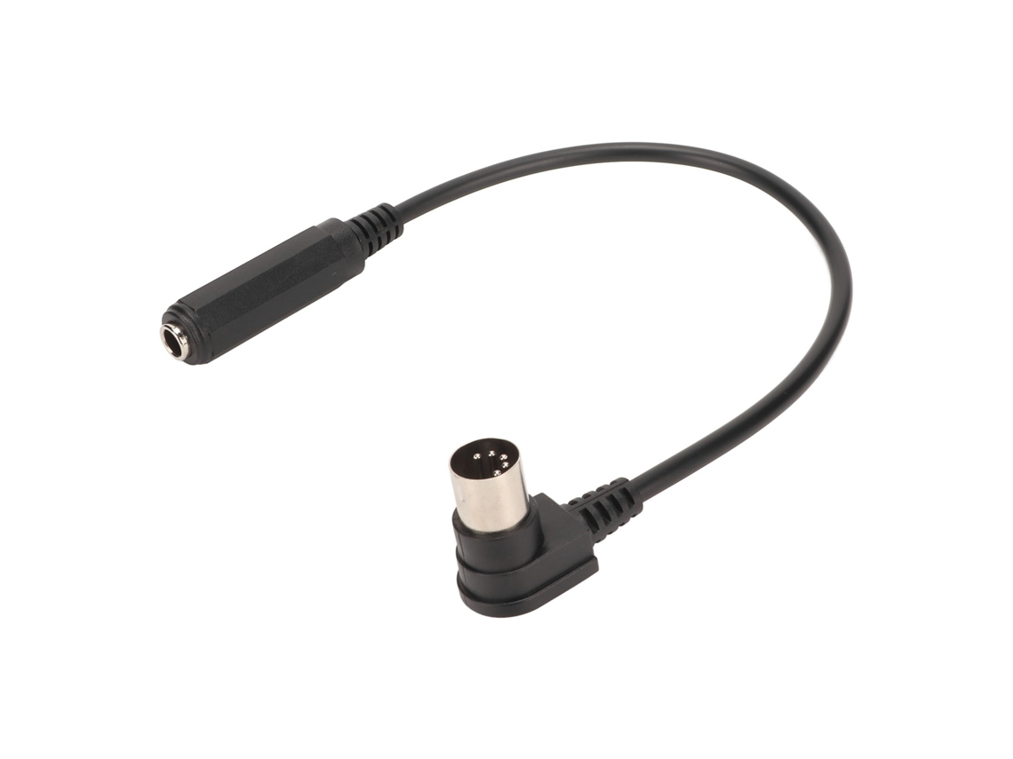 Lurelia Cabo Midi Din 5 Pinos 6,35 Mm 90°, Para Teclados, Pianos E Sintetizadores, Mixer, Amplificador E Colunas Ativas