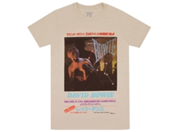David Bowie Japanese Text T-shirt Unisex Adults Size:l