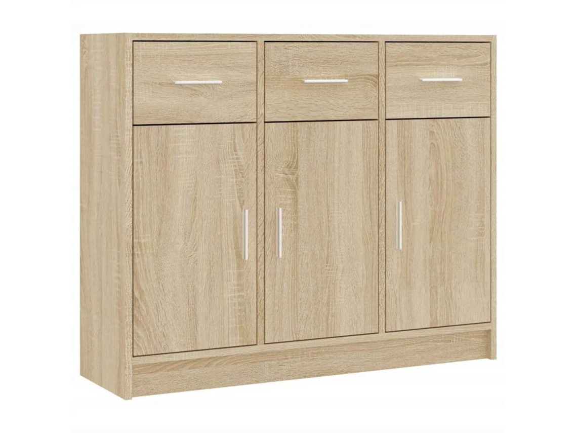 Aparador Derivados de Madeira Carvalho Sonoma MAISON EXCLUSIVE 91x28x75 cm