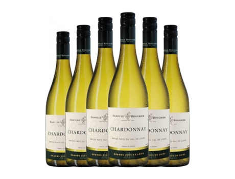 Vinho branco BOUGRIER Chardonnay Val de Loire (0.75 L - 6 Unidades)