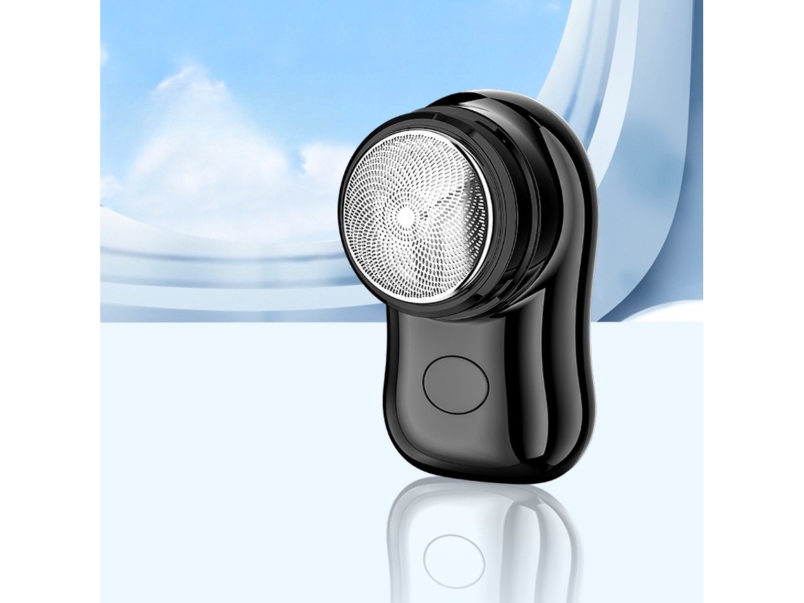 Barbeador elétrico recarregável Cuich Mini USB (preto)
