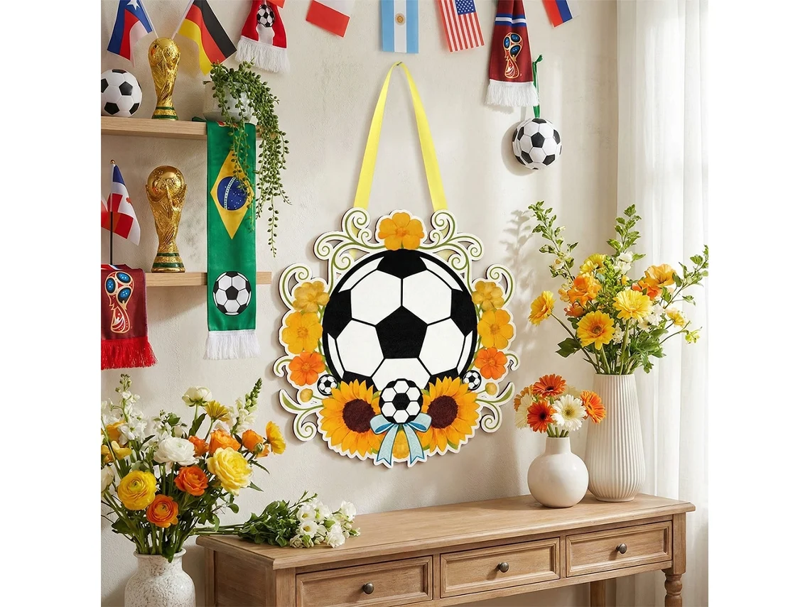 Saco De Presente Floral Futebol Copa 2026 - Perfeito Para Lembranças E Decoração De Festa