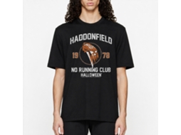 Rockinstone Halloween Movie No Running Club Black Adult T-shirt Size:xxxl