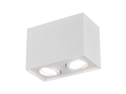 Plafon de Teto LÚZETE (Metal - Branco) GU10