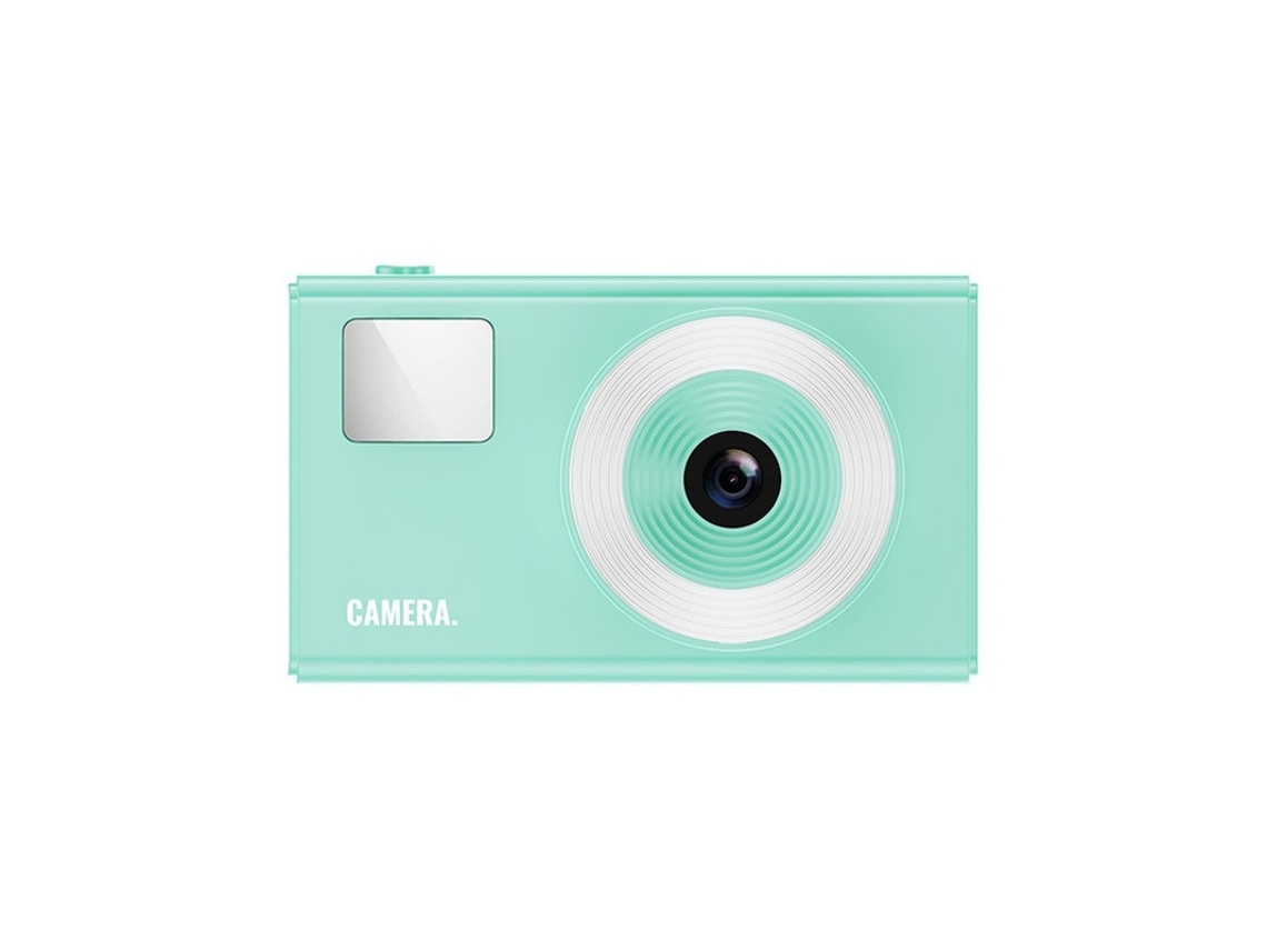 Câmera digital Yizhood HD 1080p, cartão de 32 GB, exposição manual, verde