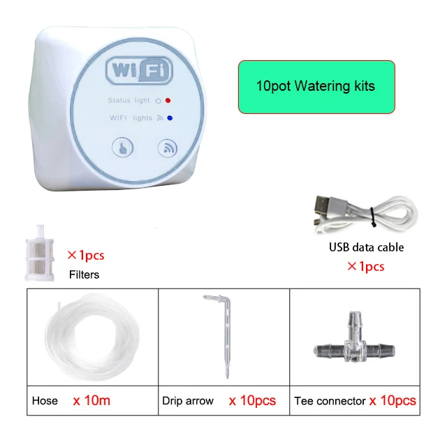 Controlador de irrigação MDUG inteligente com Wi-Fi e controle pelo celular (10 reguladores)