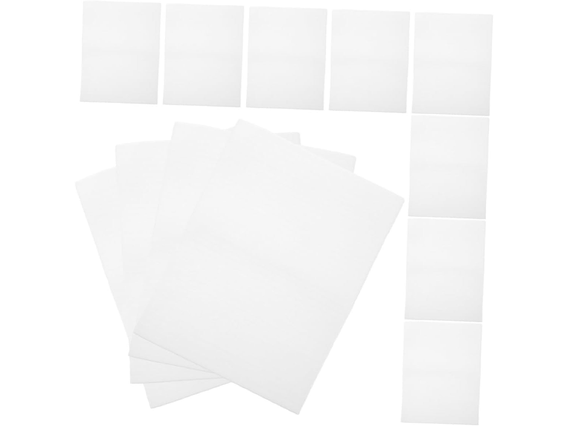 Lote De 100 Pochettes Em Mousse Epe Blanches Para Expedição, Reembolso Embalagem Flexível E Resistente, Contra