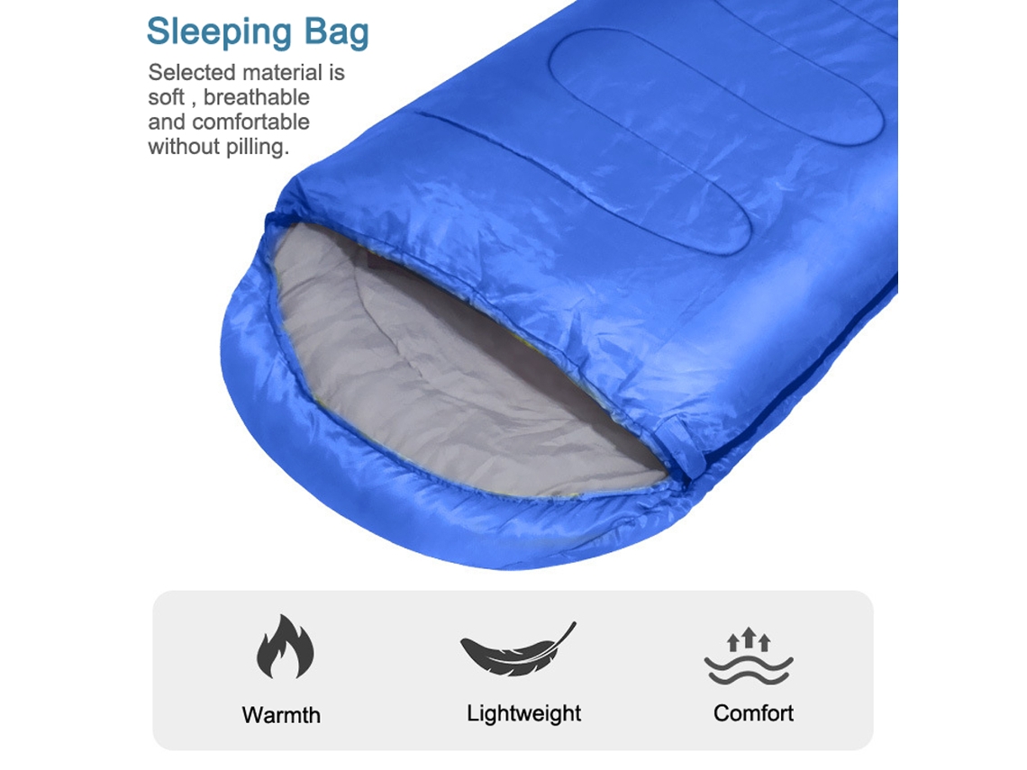 Saco de Dormir para Camping Inverno Leve Portátil