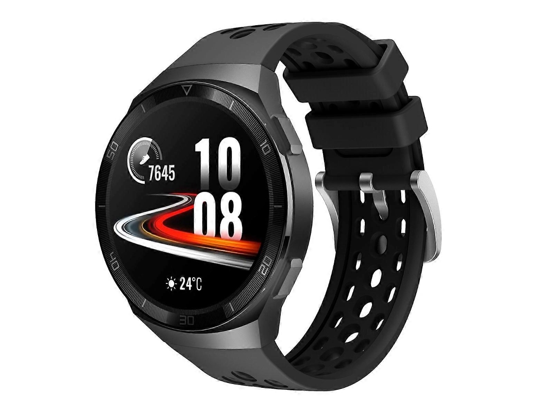 Pulseira De Silicone Bicolor Com Furo Redondo Para Huawei Watch Gt 2e
