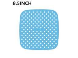 Forros de silicone reutilizáveis para fritadeira elétrica Slowmoose Blue, papel vegetal de qualidade alimentar